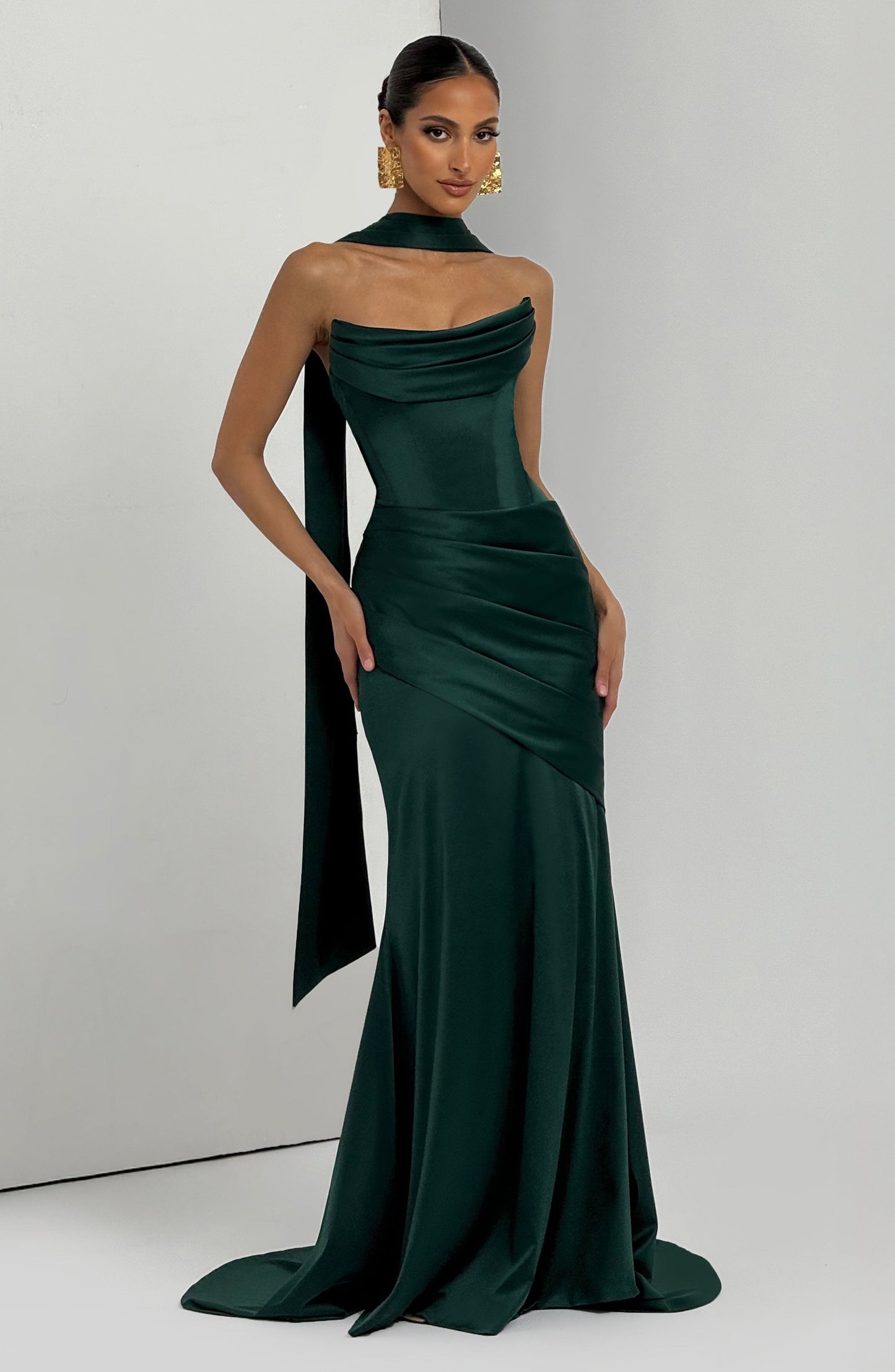 Kensington Maxi Dress - Emerald Dress Babyboo Fashion Premium Exclusive Design