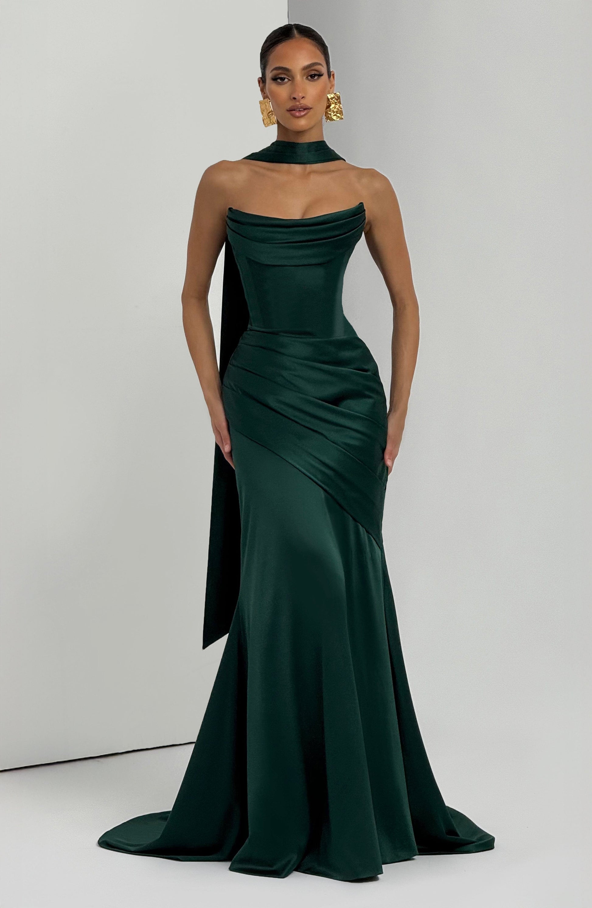 Kensington Maxi Dress - Emerald Dress Babyboo Fashion Premium Exclusive Design