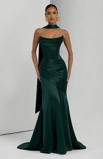 Kensington Maxi Dress - Emerald Dress Babyboo Fashion Premium Exclusive Design