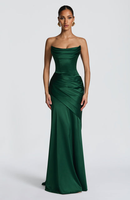 Kensington Maxi Dress - Emerald Dress Babyboo Fashion Premium Exclusive Design